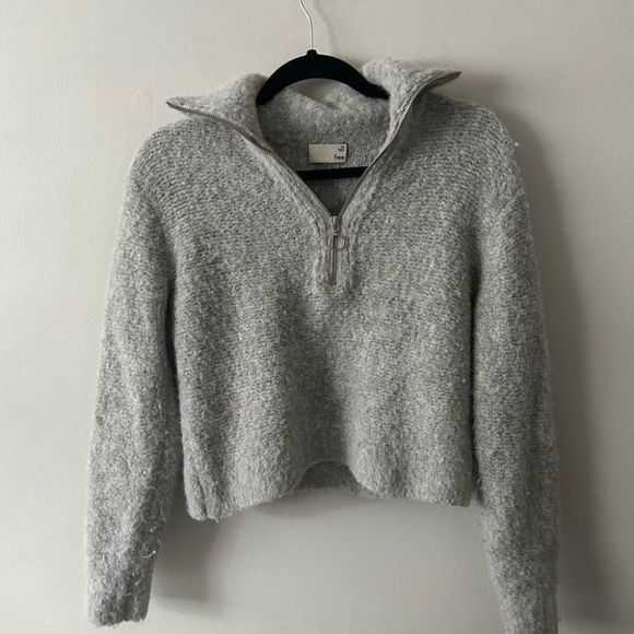 Wilfred Free Gwyneth sweater zip wool alpaca sz xs - Picture 2 of 6